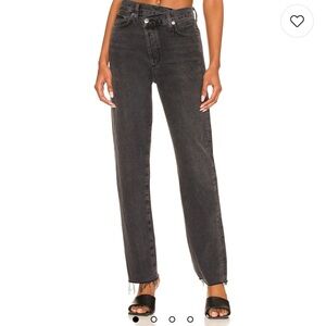 AGOLDE | Criss Cross Straight in Shambles | Size: 28